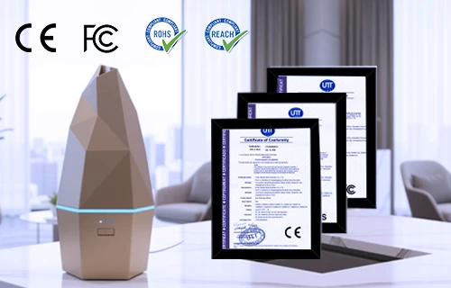 CE, FCC, RoHS, REACH aroma diffuser certification