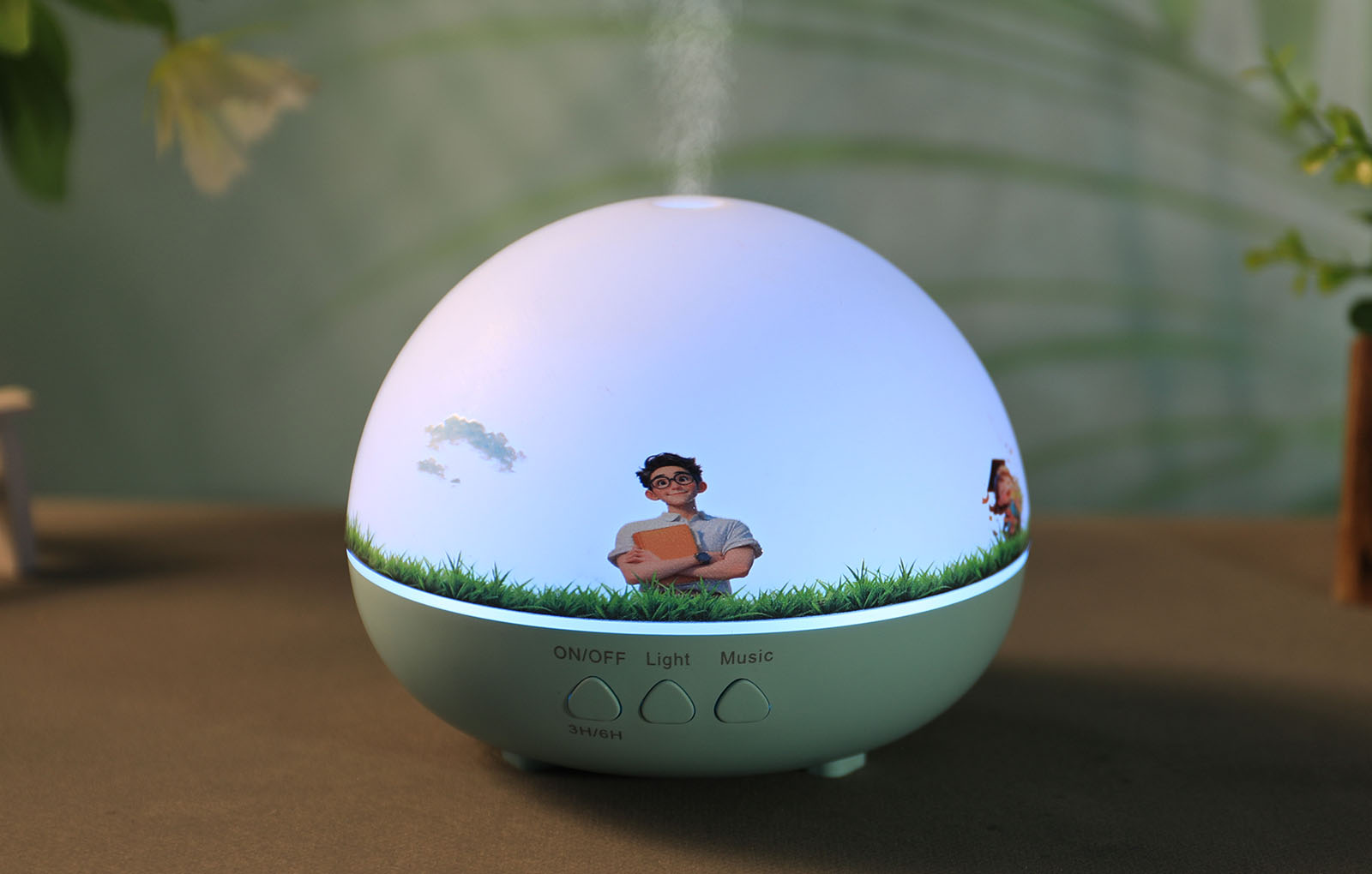 product-KS2402C-01-1 Customizable Globe Aroma Diffuser